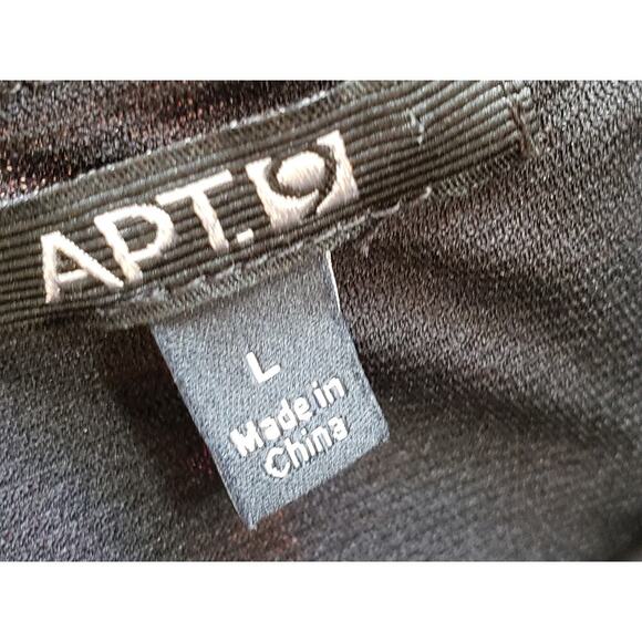 APT.9 Flared Dress Women Large Multi Geometric Print Pleated Skirt Surplice Neck - Picture 3 of 13